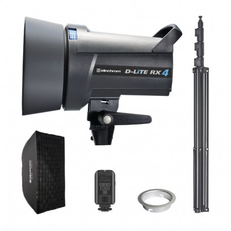 Elinchrom D-Lite RX 4 esimene stuudiokomplekt