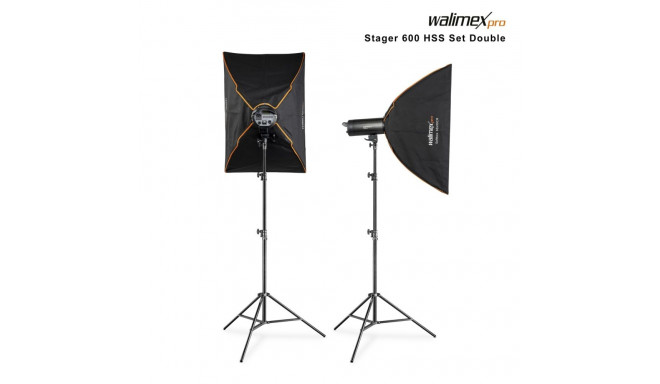 walimex pro Stager 600 HSS komplekt Double