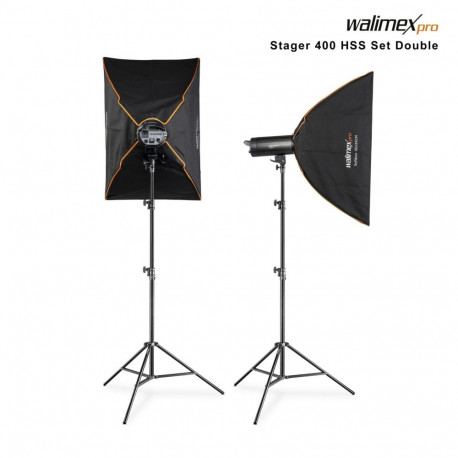 walimex pro Stager 400 HSS komplekt Double