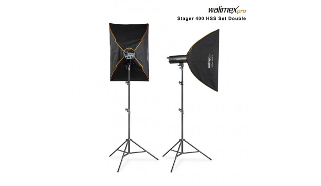 walimex pro Stager 400 HSS komplekt Double