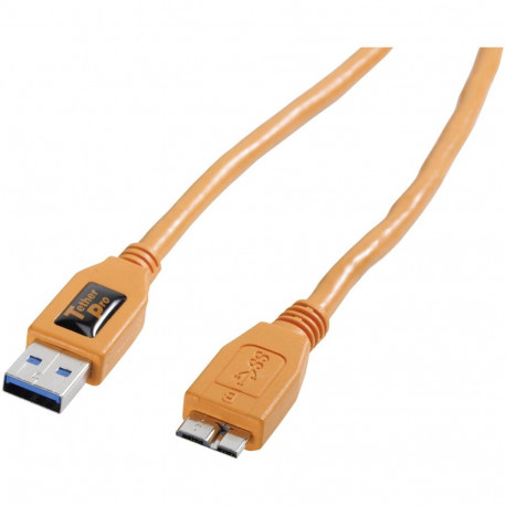 Tether Tools kaabel TetherPro USB 3.0 A/Micro B 4.6m, oranž