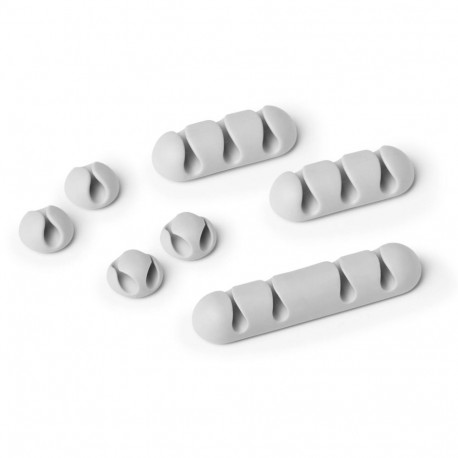 Durable Cavoline Clip Mix 504110 isekleepuvad kaabliklambrid hall 7 tk