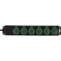 REV Multiple Socket Outlet IP44 6-fold 1,4m