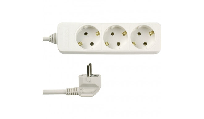 REV Socket line 3-kordne 3,0 m valge