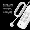 Belkin Surge Socket 6-fold, USB-A+C, 650J.SRB002VF2M