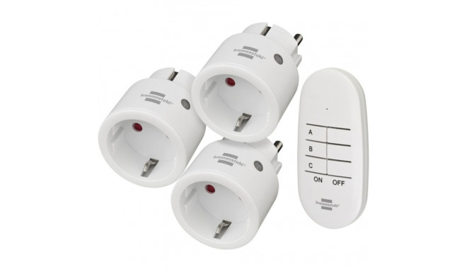 Brennenstuhl Comfort-Line Remote Control Socket Set Mini 3+1