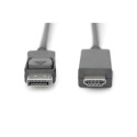 DIGITUS DisplayPort Adapterkaabel DP-HDMI Tüüp A 3m AK-340303-030-S