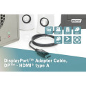 DIGITUS DisplayPort Adapterkaabel DP-HDMI Tüüp A 3m AK-340303-030-S