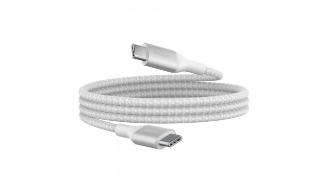Belkin BOOST CHARGE 240W valge USB-C/USB-C kaabel, 1m CAB015bt1MWH