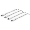1x2 Belkin punutud PVC kaabel 1m USB-C/USB-C valge CAB004bt1MWH2PK