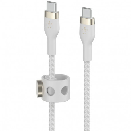 Belkin Flex USB-C/USB-C kuni 60W 3m, valge CAB011bt3MWH