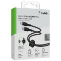 Belkin Flex USB-C/USB-C kuni 60W 3m, must CAB011bt3MBK