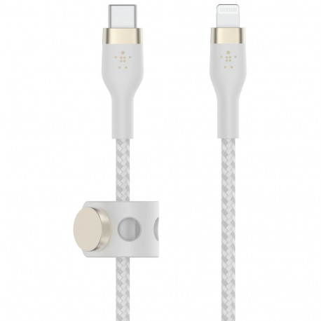 Belkin Flex Lightning/USB-C 15W 1m mfi. sert. valge CAA011bt1MWH