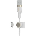 Belkin Flex Lightning/USB-A 1m mfi cert., white CAA010bt1MWH