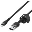 Belkin Flex Lightning/USB-A 1m mfi cert., black CAA010bt1MBK