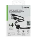 Belkin Flex Lightning/USB-A 3m mfi sertifitseeritud, must CAA010bt3MBK