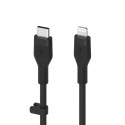 Belkin Flex Lightning/USB-C 15W 2m, MFi, 15W, Must CAA009bt2MBK