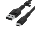 Belkin Flex USB-A/USB-C 15W 3m mfi. sert. must CAB008bt3MBK