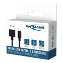 Ansmann Andme- ja Laadimiskaabel USB-st Micro-USB-sse 100 cm