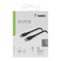Belkin USB-C/USB-C Kaabel 1m kaetud, must CAB004bt1MBK