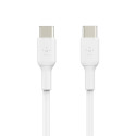 Belkin USB-C/USB-C kaabel 2m PVC, valge CAB003bt2MWH