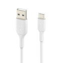 Belkin USB-C/USB-A Kaabel 3m PVC, valge CAB001bt3MWH