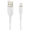 Belkin Lightning laadimis-/sünkroonimiskaabel 2m, PVC, valge, MFI sertifitseeritud
