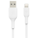 Belkin Lightning Lade/Sync Cable 2m, PVC, white,  mfi certified