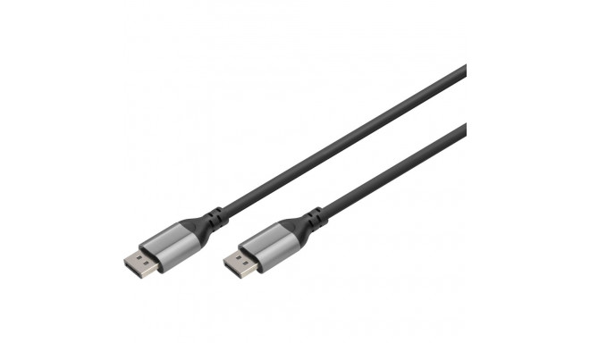 DIGITUS 8K DisplayPort Cable 1.4 Version, 60Hz, DP/DP, black 2m