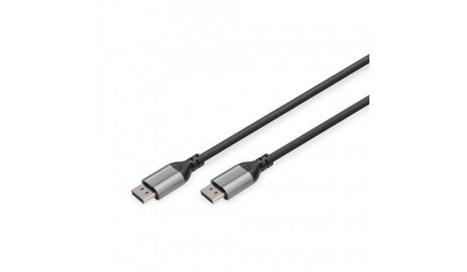 DIGITUS 8K DisplayPort Cable 1.4 Version, 60Hz, DP/DP, black 1m