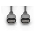 DIGITUS 8K DisplayPort Cable 1.4 Version, 60Hz, DP/DP, black 1m