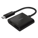 Belkin USB-C ja HDMI-adapter 60W PD, must AVC002btBK
