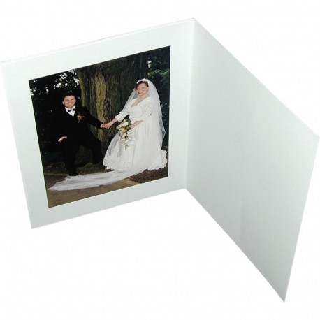 1x100 Daiber portreefotode kaaned passepartout'ga 15x20 valge matt
