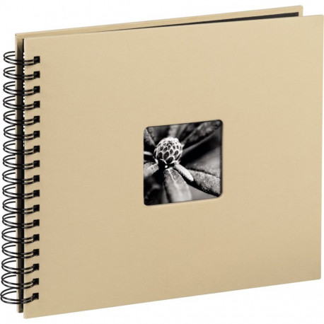 Hama Fine Art Spiral taupe 28x24 50 black Pages 113681