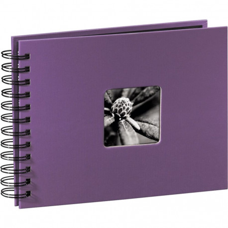 Hama Fine Art Spiral purple 24x17 50 black Pages 94881