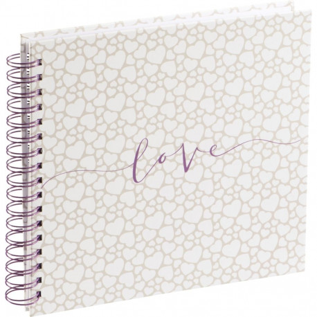 Hama Romance Spiral-Album  28x24 40 white Pages Wedding 3832