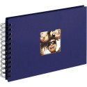 Walther Fun sinine spiraalköitega fotoalbum 23x17 40 musta lehte SA109L