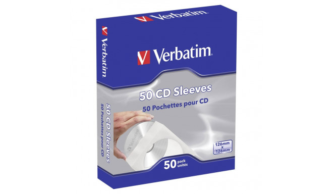Verbatim CD/DVD Papersleeve 50-Pack