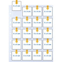 Herma Slide Pockets 5x5 10 sheets clear/matt        7698