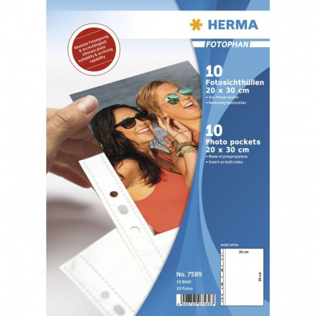 Herma fotophan 20x30 10 lehte valge 7589