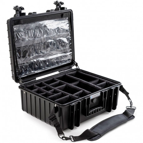 B&W med.case Type 6000 must meditsiiniline esmaabikomplekti kohver