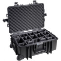 B&W Outdoor Case 6700 Trolley koos eraldussüsteemiga must
