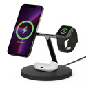 Belkin BOOST Charge MagSafe 3in1 Laadija, juhtmevaba must WIZ017vfBK