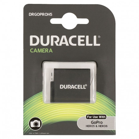 Duracell liitium-ioonaku 1250mAh GoPro Hero 5/Hero 6/Hero 7 jaoks