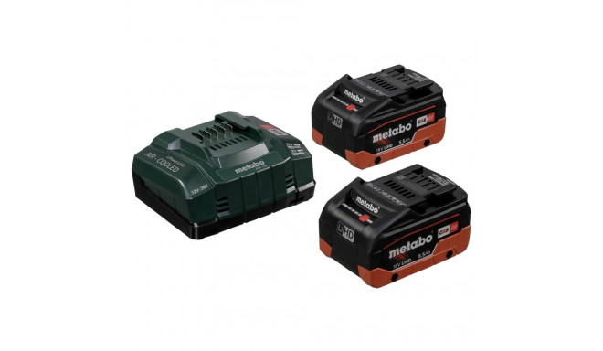 Metabo Basis-Set 2x 18V 5,5 Ah LiHD