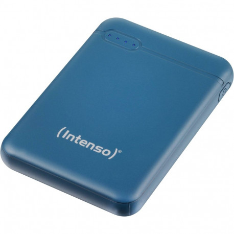 Intenso Powerbank XS5000 petrol 5000 mAh koos USB-A–Type-C kaabliga