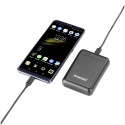 Intenso Akupank XS10000 must 10000 mAh sisaldab USB-A - Type-C kaablit