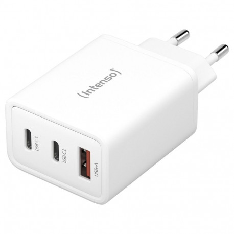 Intenso Power Adapter W65ACC GaN 2x USB-C 1x USB-A 65W must