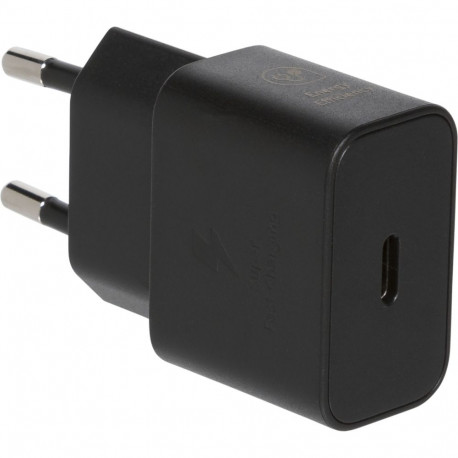 Samsung USB-C laadija 25W ilma andmekaablita must