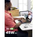 UGREEN Nexode 45W Kahe USB-C PD Laadija (25W+20W) valge